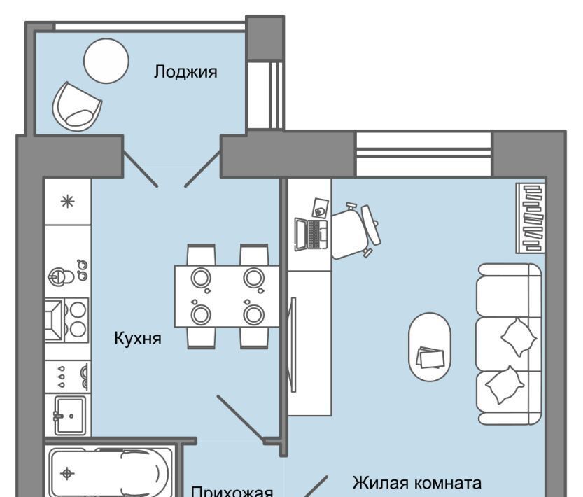 квартира Знак жилой комплекс, Завьяловский район, с. Первомайский фото 1