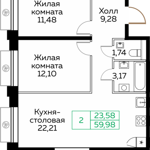 квартира пр-кт Новомытищинский 4а городской округ Мытищи фото