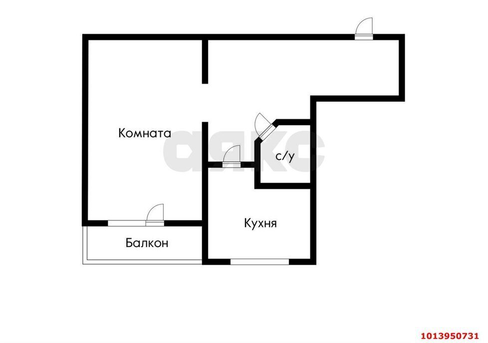 квартира г Краснодар р-н Прикубанский ул Черкасская 71/1 фото 9