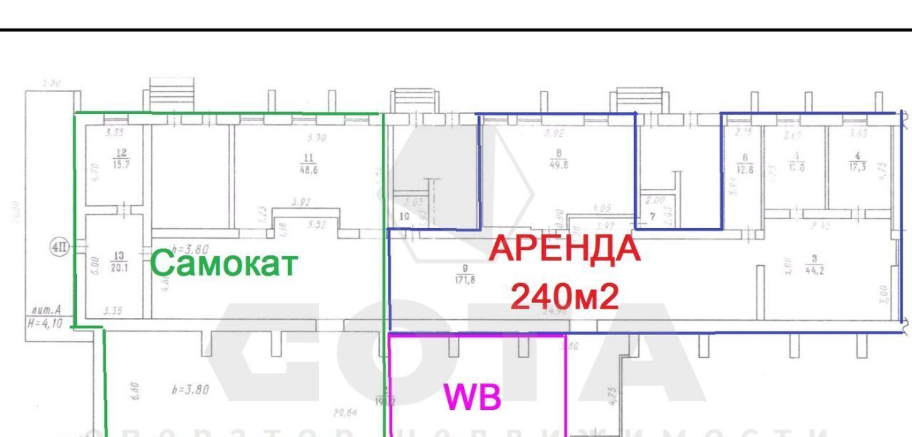 свободного назначения г Омск р-н Советский Городок Нефтяников ул 22 Апреля 50 фото 10