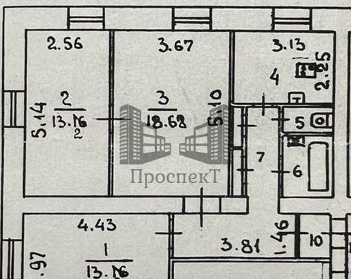 квартира г Норильск пр-кт Ленинский 13 фото 16