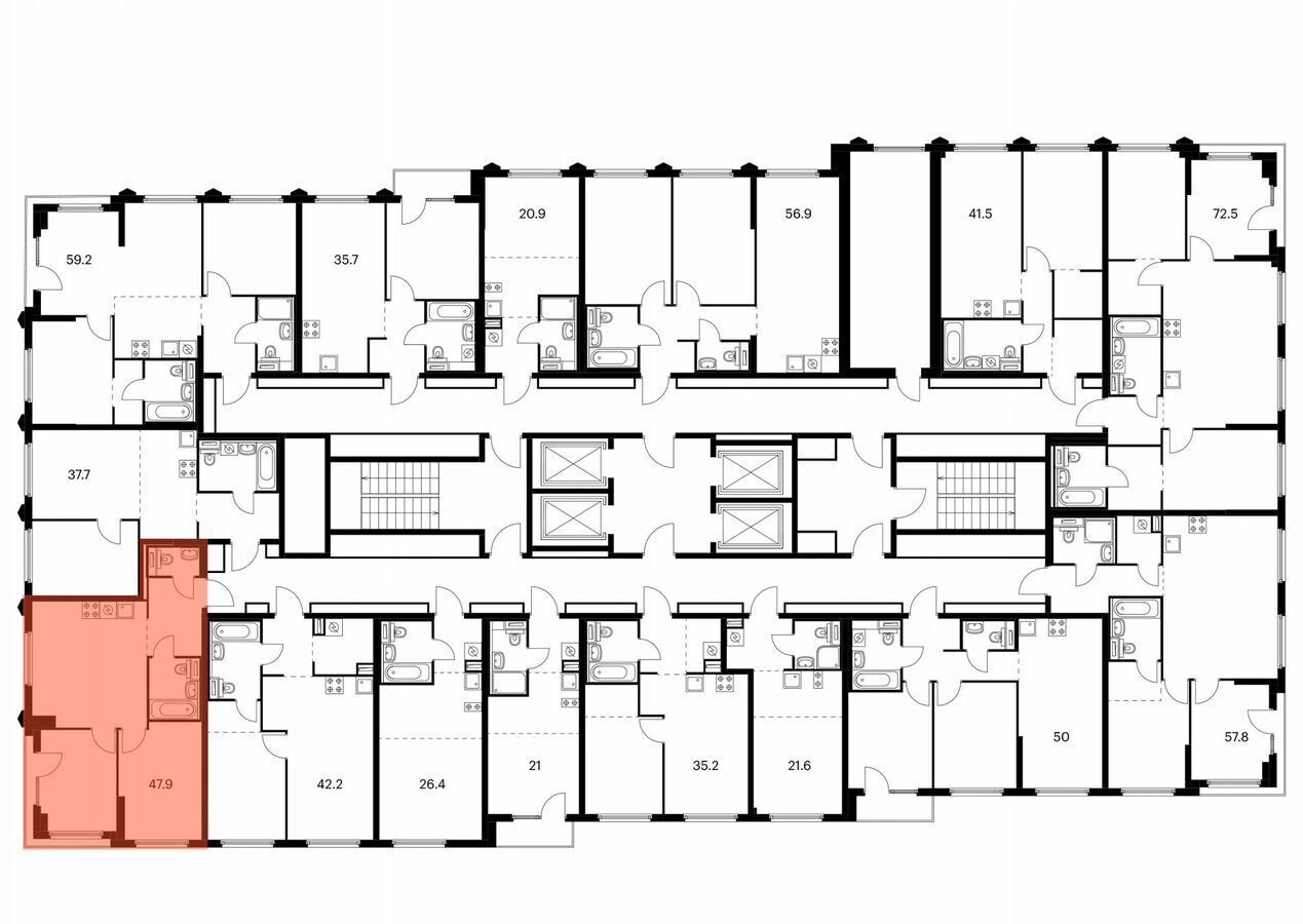 квартира г Москва ш Коровинское 22/1 Грачёвская фото 2