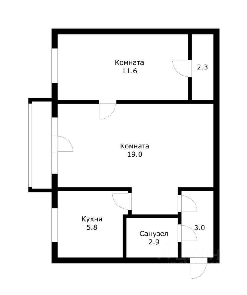 квартира г Краснодар р-н Центральный ул им. Стасова 144 фото 14
