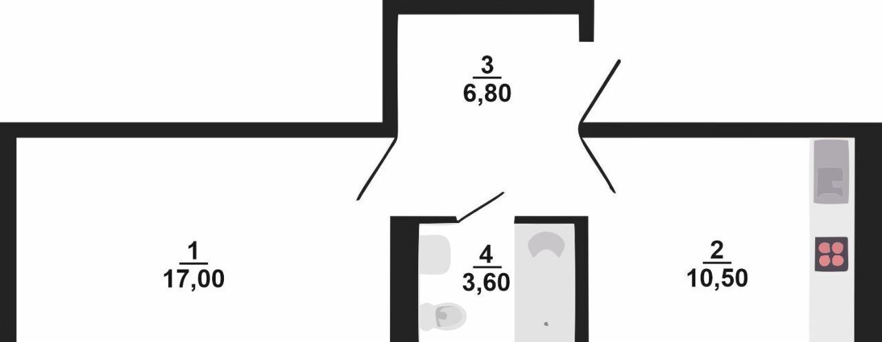 квартира г Санкт-Петербург метро Удельная пр-кт Костромской 45 округ Светлановское фото 2