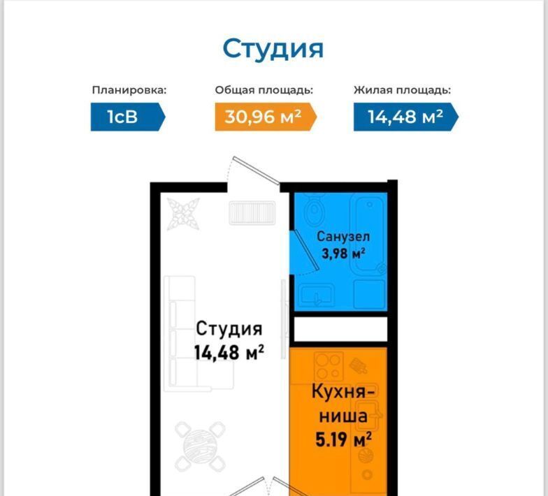 квартира р-н Черноморский пгт Черноморское ул Евпаторийская 1 Черноморское сельское поселение фото 6