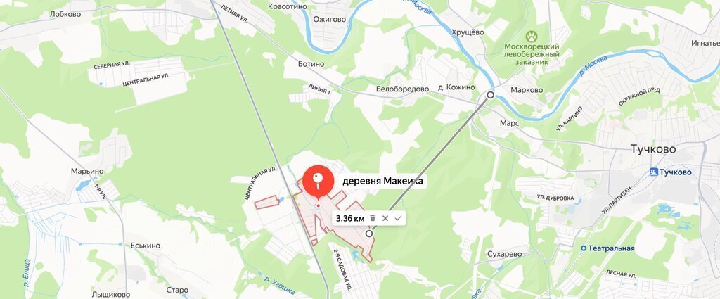 земля городской округ Рузский д Макеиха фото 14