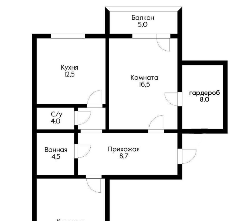 квартира г Краснодар р-н Прикубанский ул им. Карякина 5к/1 фото 13