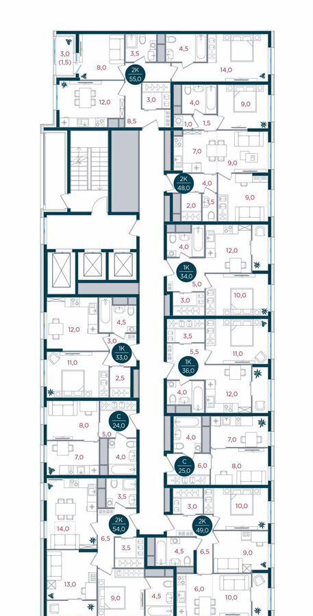 квартира г Москва метро Кантемировская б-р Кавказский 51 фото 2