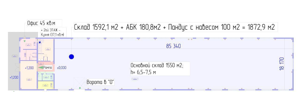 производственные, складские р-н Боровский г Балабаново ул 96 км Киевского шоссе 2 фото 24