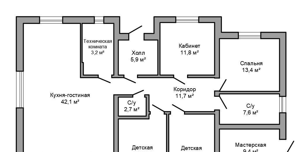 дом р-н Зеленоградский п Холмогоровка ул Изумрудная Зеленоградский муниципальный округ фото 35