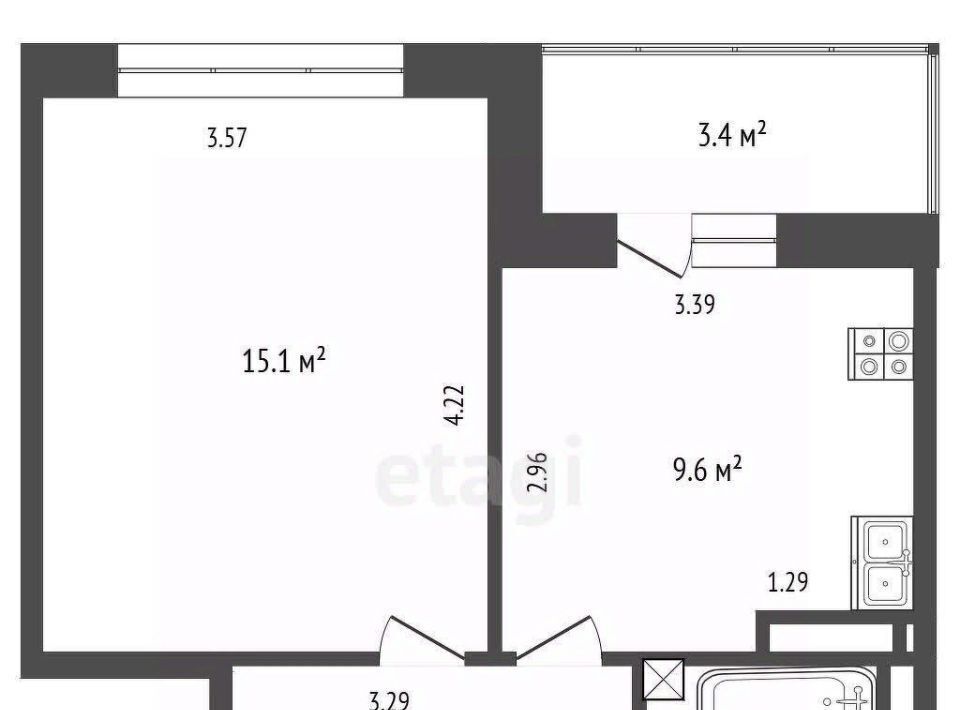 квартира г Тюмень р-н Центральный ул Газовиков 49 Центральный административный округ фото 1