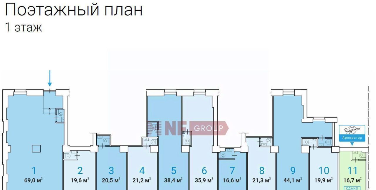 торговое помещение г Москва метро Академическая ул Дмитрия Ульянова 10/1к 1 муниципальный округ Академический фото 2