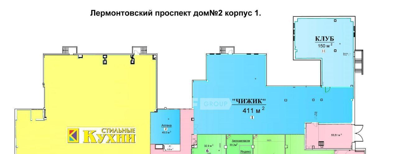 торговое помещение г Москва метро Лермонтовский проспект пр-кт Лермонтовский 2к/1 муниципальный округ Выхино-Жулебино фото 9