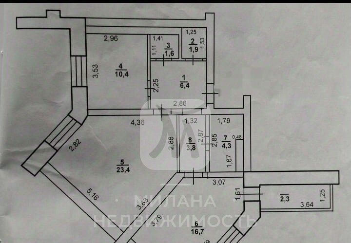 квартира г Оренбург р-н Дзержинский ул Джангильдина 3 фото 2