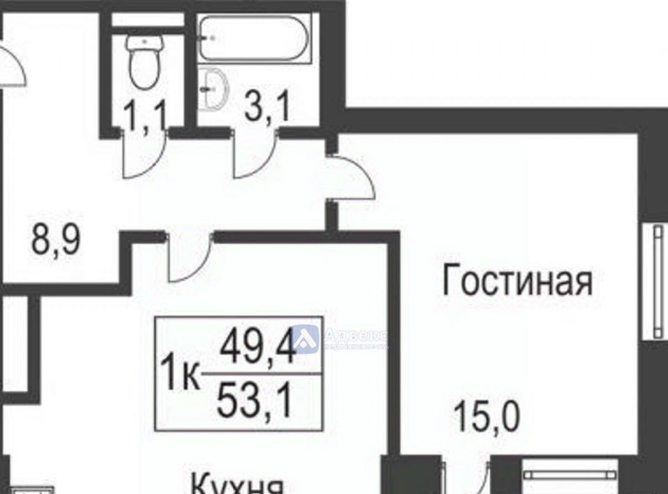 квартира г Тюмень р-н Ленинский ул 50 лет Октября 75к/1 Ленинский административный округ фото 13