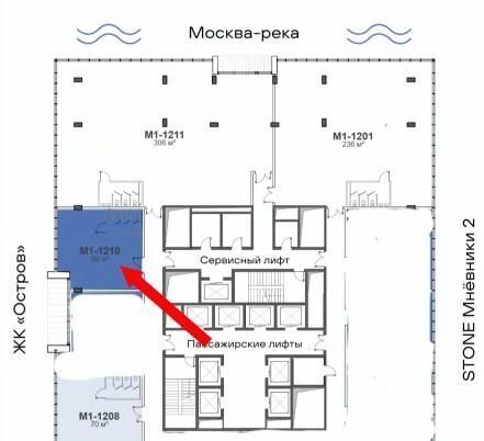 офис г Москва метро Терехово ул Нижние Мнёвники 37ас/17 муниципальный округ Хорошёво-Мнёвники фото 2