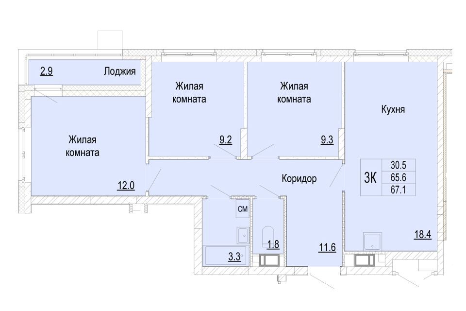 квартира г Нижний Новгород р-н Советский ул Новокузнечихинская 9 Нижний Новгород городской округ фото 1