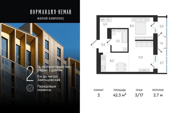 р-н Заельцовский Заельцовская дом 49/2 ЖК Нормандия-Неман фото