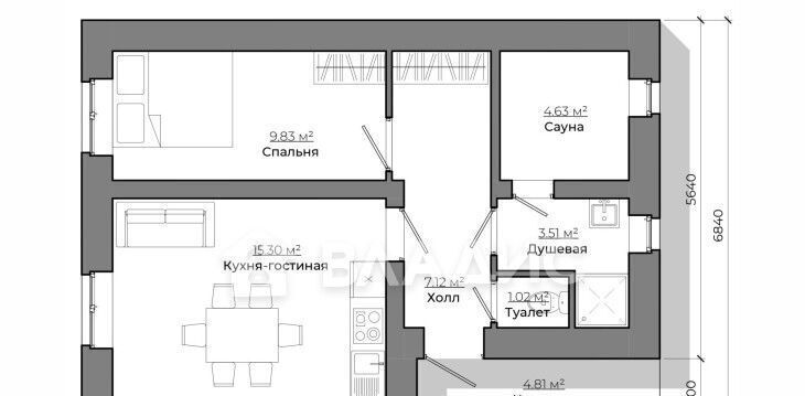 дом р-н Судогодский д Малая Козловка Лавровское муниципальное образование фото 4