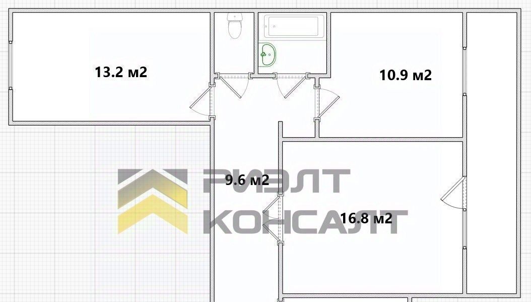 квартира г Омск р-н Ленинский ул Сулеймана Стальского 12 фото 26