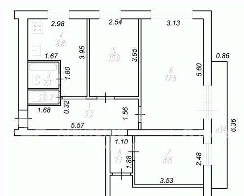 квартира г Рязань р-н Московский ул Магистральная 15 фото 19