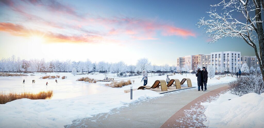 квартира г Санкт-Петербург п Шушары тер Пулковское ЖК «Пулково Lake» метро Московская фото 4