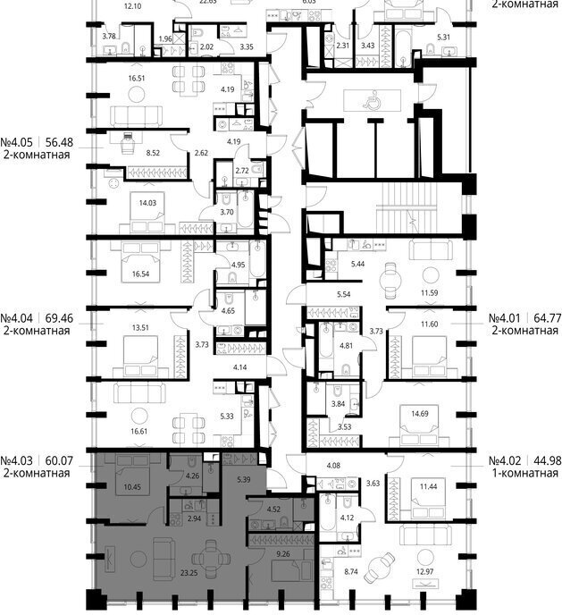 квартира г Москва метро Трикотажная ш Волоколамское 95/1к 4 ЖК City Bay Московская область фото 1