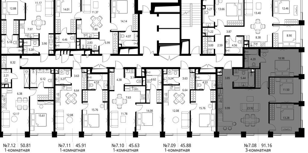 квартира г Москва метро Трикотажная ш Волоколамское 95/1к 3 ЖК City Bay Московская область фото 1