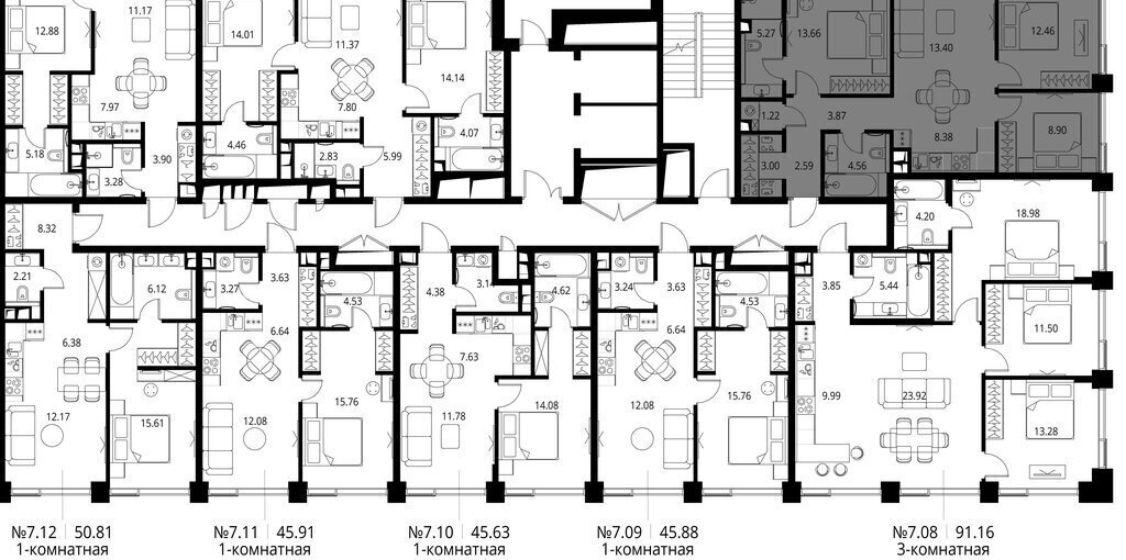 квартира г Москва метро Трикотажная ш Волоколамское 95/1к 3 ЖК City Bay муниципальный округ Покровское-Стрешнево фото 2