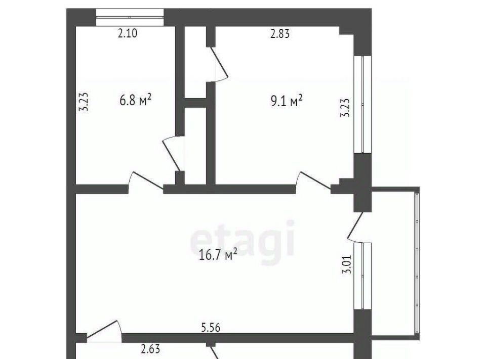 квартира г Архангельск Октябрьский ул Тимме Я. 22к/2 фото 2