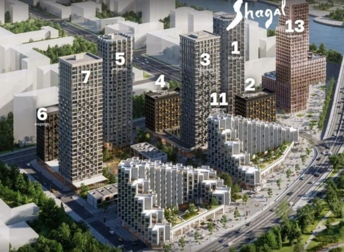 квартира г Москва метро Технопарк квартал Shagal корп. 5 фото 1