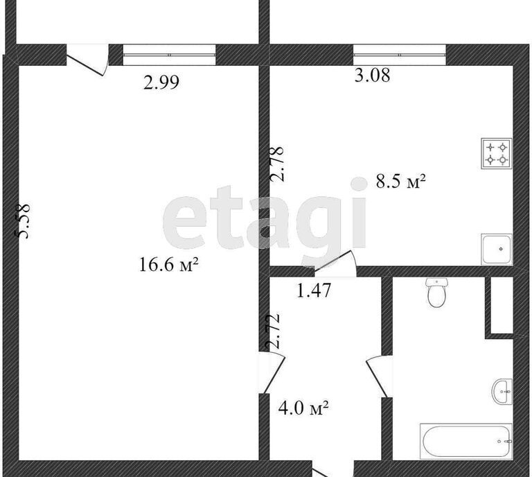 квартира г Хабаровск р-н Железнодорожный ул Аэродромная 94бк/3 фото 1