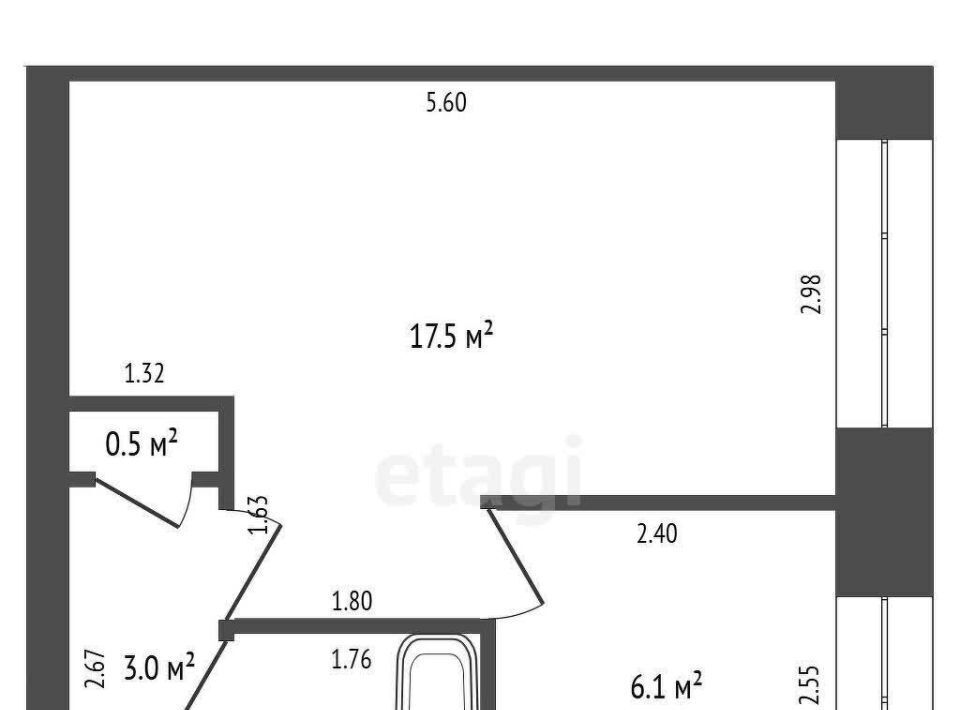 квартира г Чита р-н Центральный ул Ленина 160 фото 12