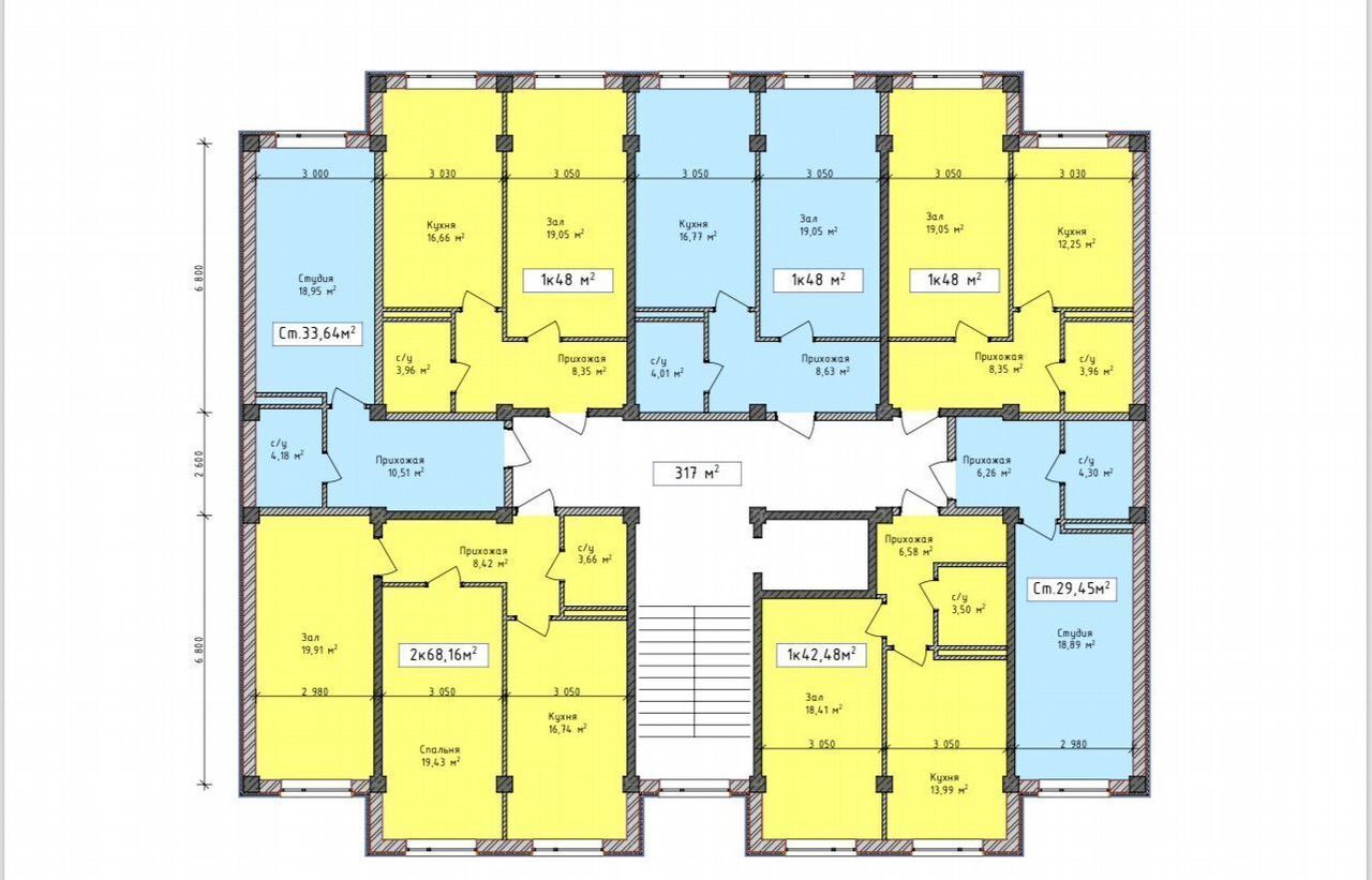 квартира г Махачкала р-н Кировский туп 1-й Хвойный 18 мкр-н Караман-5 фото 3