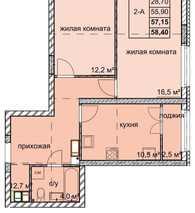 квартира г Нижний Новгород р-н Автозаводский Автозаводская ул Дружаева 30 фото 1