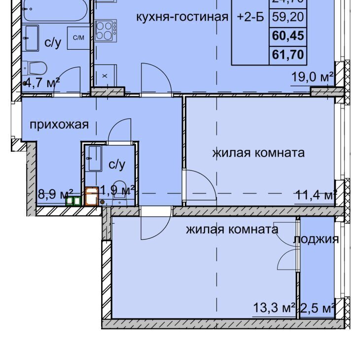 квартира г Нижний Новгород р-н Автозаводский Автозаводская ул Дружаева 30 фото 1