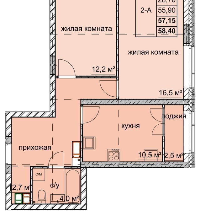 квартира г Нижний Новгород р-н Автозаводский Автозаводская ул Дружаева 30 фото 1