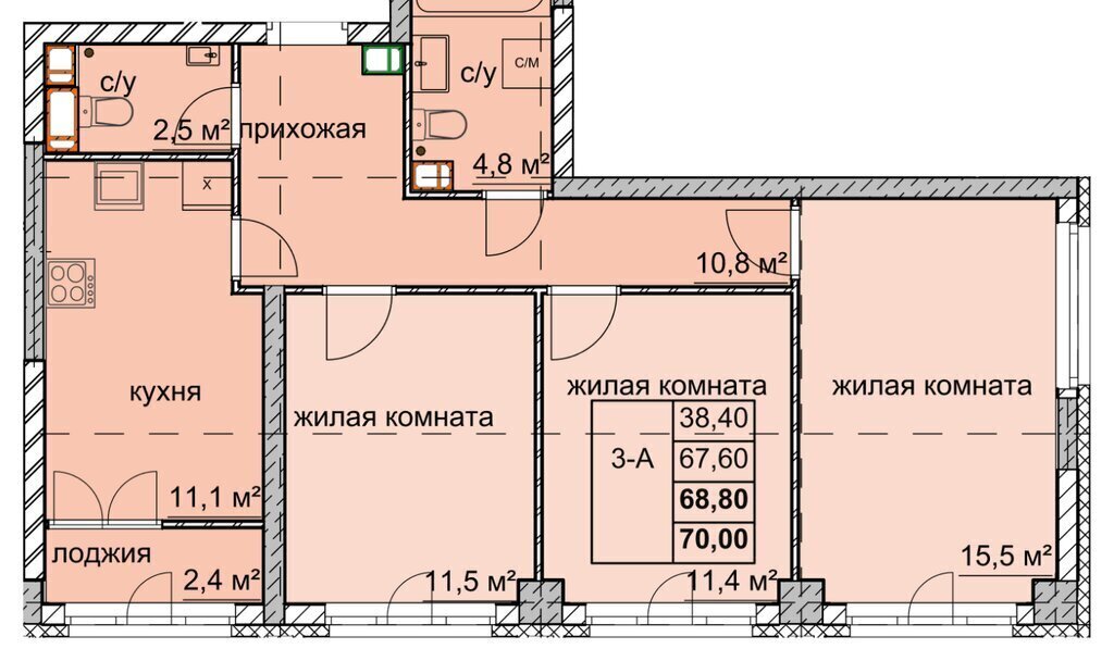 квартира г Нижний Новгород р-н Автозаводский Автозаводская ул Дружаева 30 фото 1