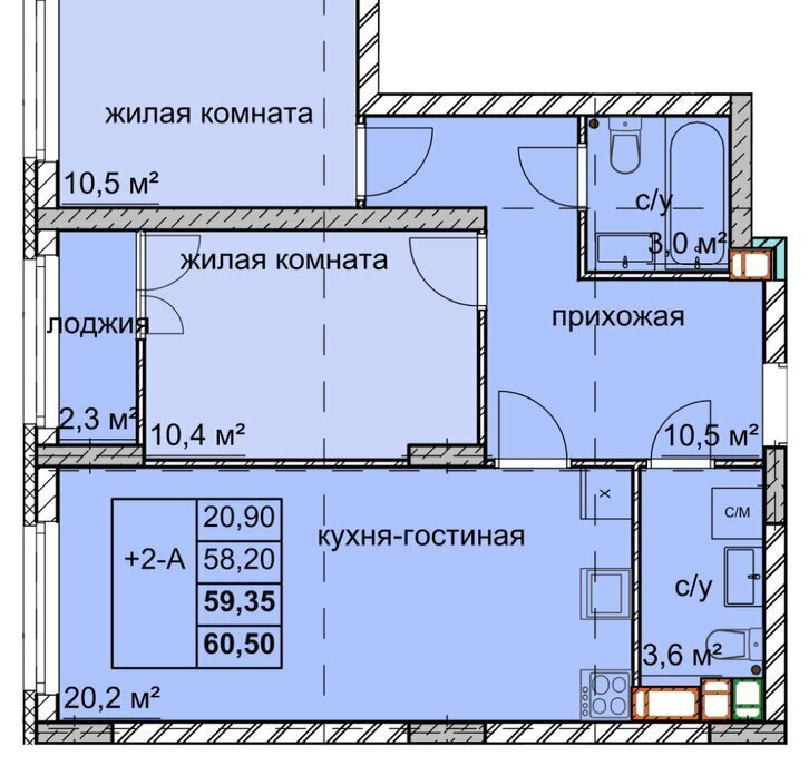 квартира г Нижний Новгород р-н Автозаводский Автозаводская ул Дружаева 30 фото 1