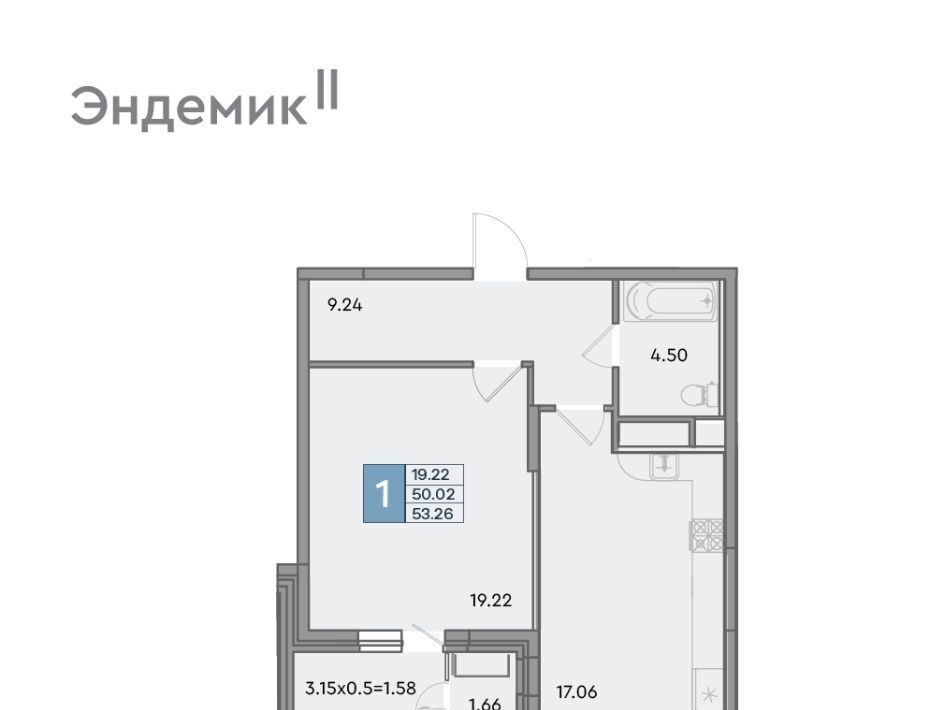 квартира г Краснодар р-н Западный ул Шоссе Нефтяников 26 фото 1