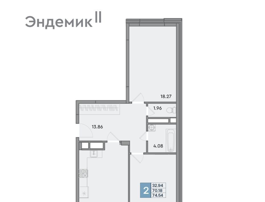 квартира г Краснодар р-н Западный ул Шоссе Нефтяников 26 фото 1