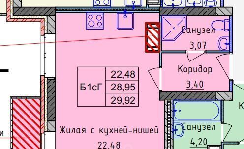 квартира г Ярославль р-н Дзержинский 12-й микрорайон Северный жилрайон фото 1