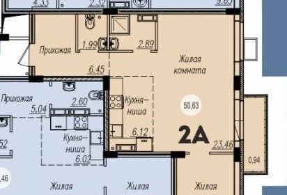 квартира г Тольятти р-н Автозаводский 14А кв-л фото 3