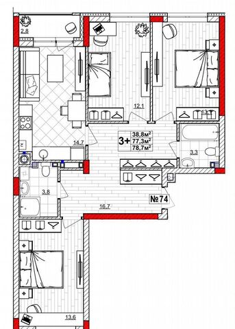 квартира Парк культуры ул Зеленхозовская 3 фото