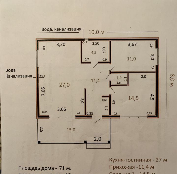 дом р-н Рязанский п Ласковский Заборьевское с/пос фото 10