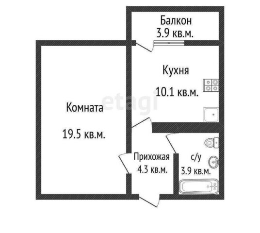 квартира ул им. Героя Аверкиева А.А. 21 фото