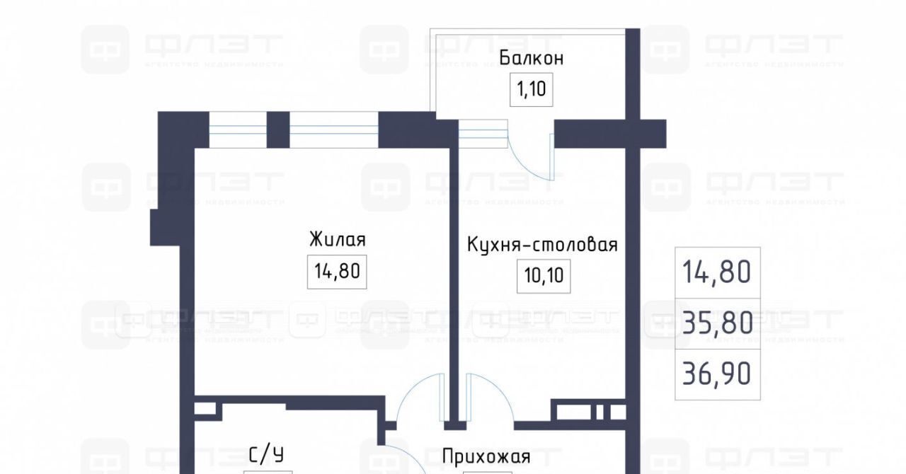 квартира г Казань Суконная слобода ул Академика Губкина 12б фото 2