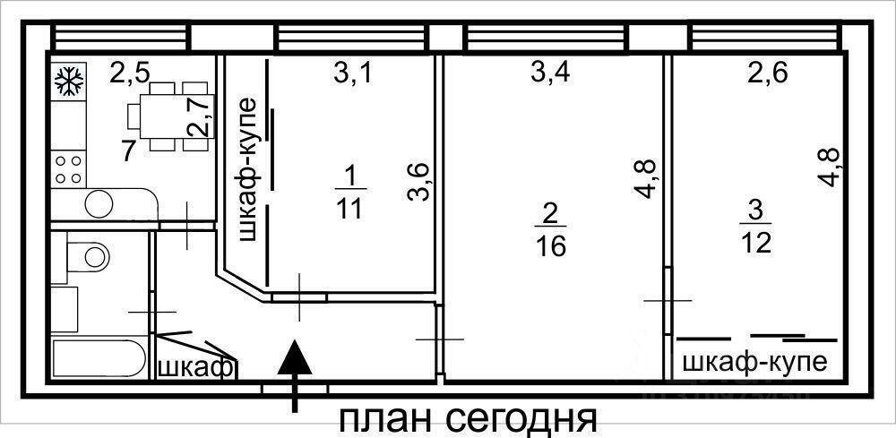 квартира г Москва ВАО район Новогиреево ул Братская 17/1 Московская область фото 2