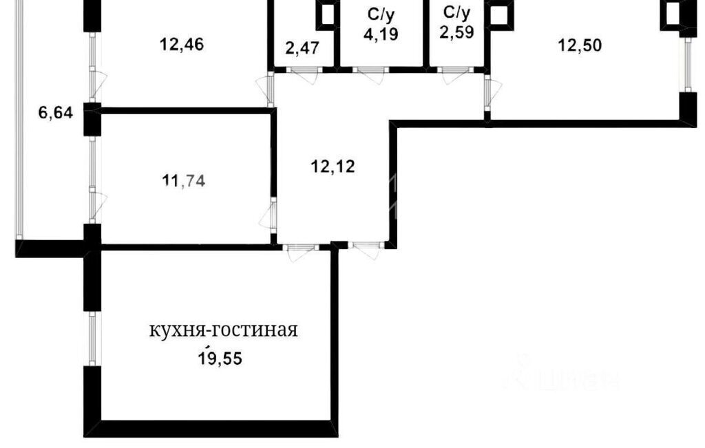 квартира г Тюмень ул Кремлевская 112к/1 фото 11