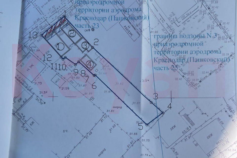 земля г Краснодар р-н Карасунский Краснодар городской округ, улица Фадеева фото 3